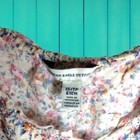Vtg American Eagle Floral Crop Top  Size Xs 