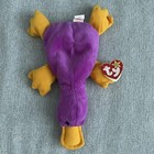 Original Ty Beanie Babies Patti The Platypus Magenta Plush Toy 4025 1993