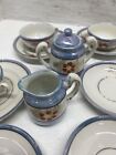 20 Pc Lusterware Porcelain Child s Tea Set Plates Cup Saucer Creamer Sugar Japan