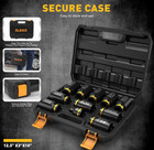 1 2  Drive Deep Impact Socket Set 11pc Metric 27   38mm Axle Nut Sockets