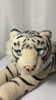 Vintage Kellytoy Usa Large White Tiger Blue Eyes Plush Stuffed Animal Toy