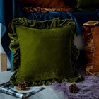 Velvet Throw Pillow Cover Soft Decorative Luxurious Solid Square Cushion Case   