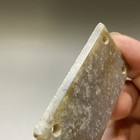 C02  Han Dynasty Four   hole Jade Burial Suit Plaque  Finely Polished                         