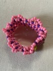 Rave Candy Pink Beaded Kandi Boot Bracelet Upper Arm Bracelet Candy Jewelry
