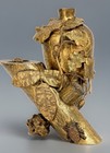 Antique Japanese Meiji Mixed-metal Gilt Bronze Vase Maki-e Museum Quality