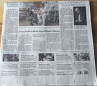 The New York Times Newspaper January 8 2025 Horse Drawn Caisson P  Jimmy Carter