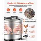 Uimoso 15 7  Electric Poultry Plucker Machine 550w  275rpm  114 Fingers  Wheels