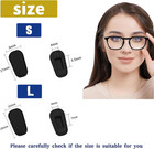 5 Pairs Slip-on Nose Pads Covers soft Silicone Eyeglasses Nosepads Anti-slip Gla
