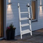 Rv Bunk Ladder 4 Step Ladder Aluminum Camper Bed Ladder Silver 150kg 330 69lbs
