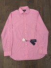 Polo Ralph Lauren Shirt Mens Size 16 5 Pink Slim Fit Button Down Long Sleeve Nwt
