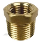 10pc 3 8  Male X 1 4  Female Hex Reducer Bushing Adapter Pipe Reducing Fitting