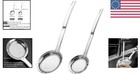 2-pack Kitchen Skimmers - Fine Mesh Stainless Steel Strainers For Easy Cooking