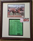 Secretariat Kentucky Derby Commemorative Signed Ron Turcotte