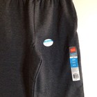 Hanes Comfortblend Sweatpants Youth Kids Boys Medium 8 Gray Elastic Cuff Bottom