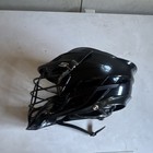 Cascade Lacrosse Full Face Helmet  Black  Chin Strap  Face Mask Cage