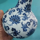 Rare Chinese Collectable Art Hand Blue White Porcelain Vase