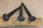 3  Rosehead Nails Antique Square Wrought Iron Vintage Spikes Decorative Look