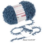 Fur Yarn Soft Fluffy Chunky Yarn Fuzzy Yarn Deep Blue For Crocheting 50m