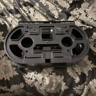 Commercial Toilet Paper Dispenser Wall Mount Black Metal Locking