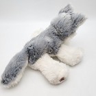 Ganz Webkinz Husky Wolf Plush 8  Beanie Feet Floppy Stuffed Animal No Code Hm120