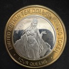 Four Queens Hotel   Casino Limited Edition Ten Dollar Gaming Token Las Vegas