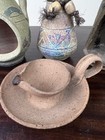Southwestern Chiminea Candle Holder   Vase Lot Of 4 Boho Art Potterty 6 7 8 