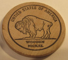 1965 World s Largest Span Verrazzano Bridge New York Wooden Nickel Staten Island