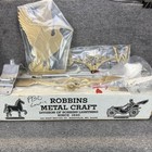    vtg Ducks Unlimited Weathervane 3 Dimensional Aluminum Gold Finish Original Box