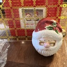 Vintage Fitz And Floyd Holiday Santa Salt And Pepper Shakers With Orignal Box 