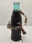 Coca-cola 1999 Tree Topper Collection Animated Santa Claus   Reindeer - Read