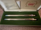 Cross Century 10k  Gold Ballpoint Pen   Pencil Set  New In Box Both Work Great  