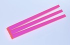 3 Pc 1 2    X 1 2  X 12 Inch Square Clear Pink Acrylic Fluorescent Translucent Rod