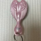 Tangle Angel Pink Mini Keyring Brush - Portable Hair Detangler   Organizer