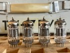 1950   s Quad  4  Triple Mica Ge Jg-5814a Vacuum Tubes D Getter Rugged Military