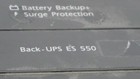 Apc Back-ups 550 Es  be550g  8-outlet 550va Uninterruptable Backup Power Supply