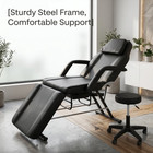 Adjustable Facial Table Tattoo Chair Adjust Salon Massage Table W  Storage Box