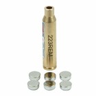 Red Laser Dot Boresighter  223 Rem Brass Laser Bore Sight For Rifle   Gun