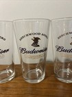 Budweiser Vintage Glasses Budweiser Beechwood Ab Lot Of 3 Man Cave