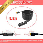 12v 24v Xt60 Car Charger Cable 4 9ft For Ecoflow Delta River   Bluetti Stations