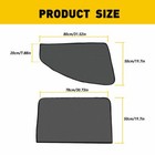 4 Pack Auto Sun Shade Window Screen Cover Sunshade Protector For Car Auto Truck