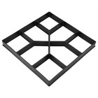16  Stepping Stone Concrete Paving Mold Paver Diy Garden Path Walkway Reusable
