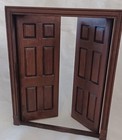 Door Double Interior  Dollhouse Miniature Wooden   1 12 Scale Houseworks