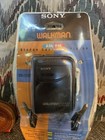 New  Sony Walkman Fm am Stereo Personal Cassette Player Black Wm-fx101