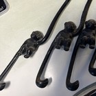 7 Vintage Cast Iron Monkey Hanging Hook Flower Pot Hanger 8    5    7a