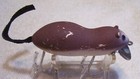 062325 Vintage Heddon Meadow Mouse Lure  3  Brown Flocked