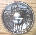 1926 Oregon Trail  Memorial Concho Half-dollar Reproduction 1  1 4 In   wagon 