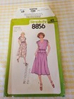 Vintage 70s Simplicity Sewing Pattern 8856 Dress Or Skirt   Top Sz 14   16 Uc Ff