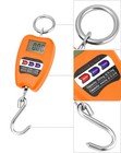 Qwork Hanging Weight Scale  200kg 440lbs Digital Crane Scales Fish Orange
