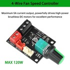 120w Dc Brushless Motor Speed Controller Module  8-24v Wide Voltage Input  5a   