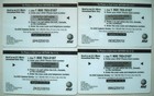 Disney Mulan 1998 Nestle At t Prepaid Phone Cards Set 4 Unscratched Expired Shan